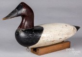 CARVED AND PAINTED CANVASBACK