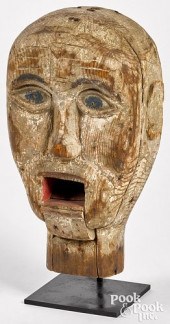 CARVED AND PAINTED CARNIVAL HE