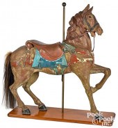 CARVED AND PAINTED CAROUSEL HO