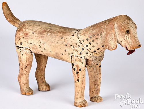 CARVED AND PAINTED DALMATIAN,