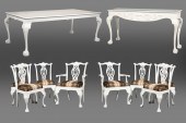CARVED AND PAINTED DINING ROOM