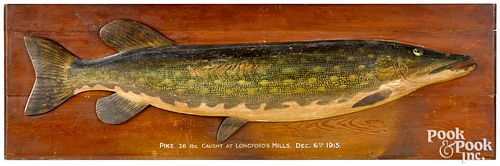 CARVED AND PAINTED FISH