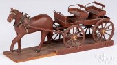 CARVED AND PAINTED FOLK ART HO