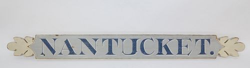 CARVED AND PAINTED NANTUCKET