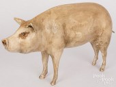 CARVED AND PAINTED PIG TRADE S