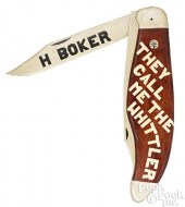 CARVED AND PAINTED POCKET KNIF