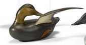 Carved and painted Preening Bl
