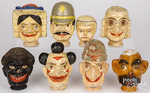 CARVED AND PAINTED PUNCH AND JUDY