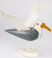 CARVED AND PAINTED SEAGULL, LA