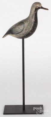 CARVED AND PAINTED SHOREBIRD D