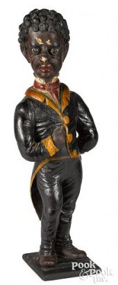 CARVED AND PAINTED TRADE FIGUR