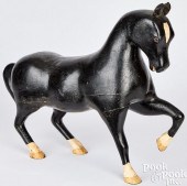 CARVED AND PAINTED TROTTING HO