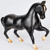 CARVED AND PAINTED TROTTING HO