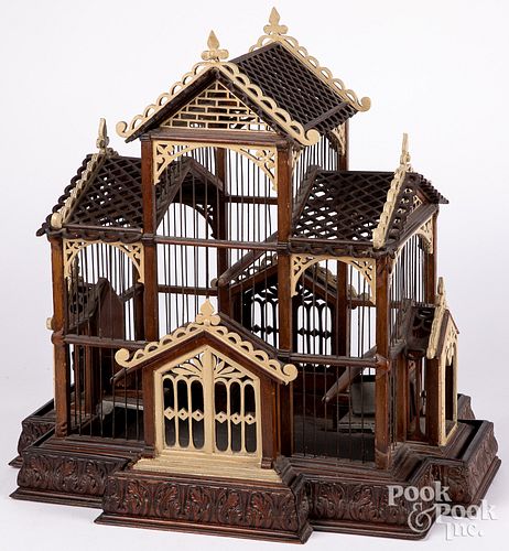 CARVED AND PAINTED VICTORIAN