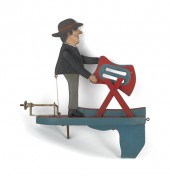 Carved and painted whirligig 2