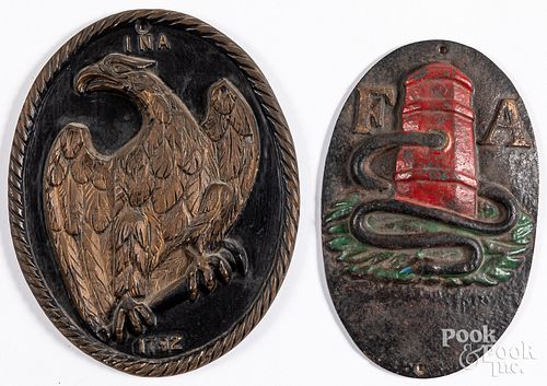 CARVED AND PAINTED WOOD INA FIRE
