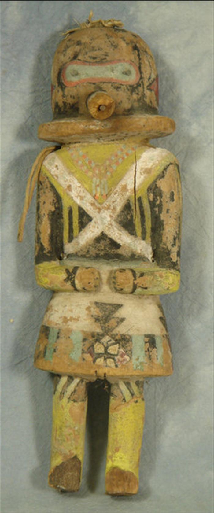 Carved and painted wood kachina