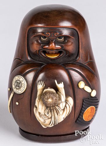 CARVED AND PAINTED WOOD KOBE