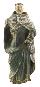 CARVED AND PAINTED WOOD SANTOS