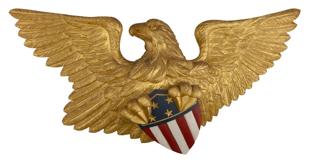 CARVED AND PAINTED WOODEN LIBERTY