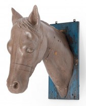 CARVED AND PAINTED WOODEN TRAD
