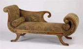 CARVED AND PARCEL GILT MAHOGAN