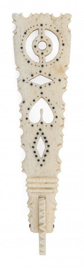 CARVED AND PIERCED WHALEBONE P