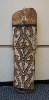 CARVED AND POLYCHROME DECORATE