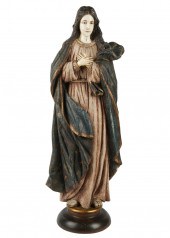 CARVED AND POLYCHROME-PAINTED