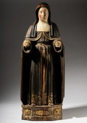 CARVED AND POLYCHROME-PAINTED