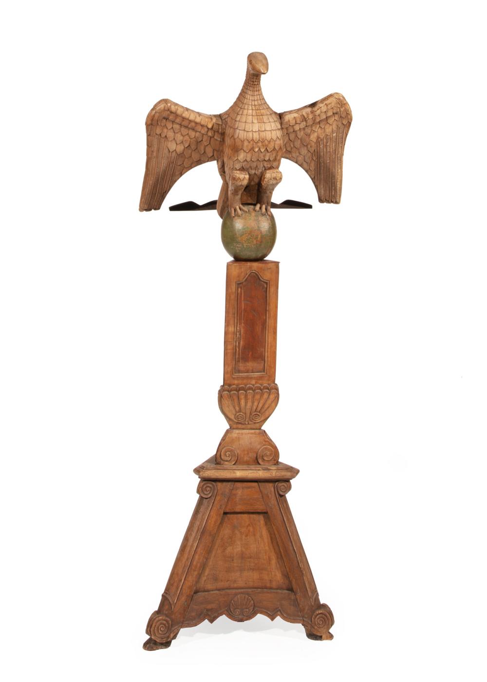 CARVED AND POLYCHROMED FRUITWOOD