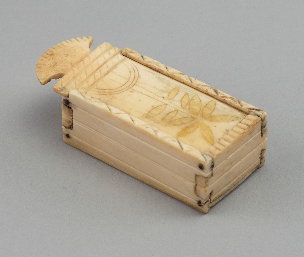 CARVED AND SCRIMSHAWED WHALEBONE