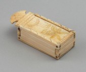 CARVED AND SCRIMSHAWED WHALEBO