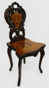 CARVED ANTIQUE ENGLISH MUSIC C