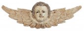 CARVED ARCHITECTURAL WINGED AN