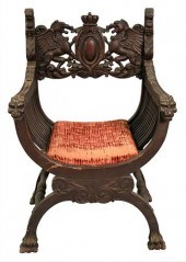 CARVED ARMCHAIRCarved Armchair
