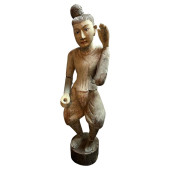 CARVED BALINESE STATUE<br>An a