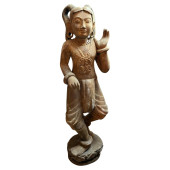 CARVED BALINESE STATUE<br>An a