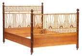 CARVED BAMBOO AND BIRDSEYE MAP