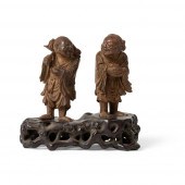 CARVED BAMBOO 'HEHE ERXIAN TWI