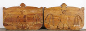 CARVED BAT HEADBOARDS, EARLY T