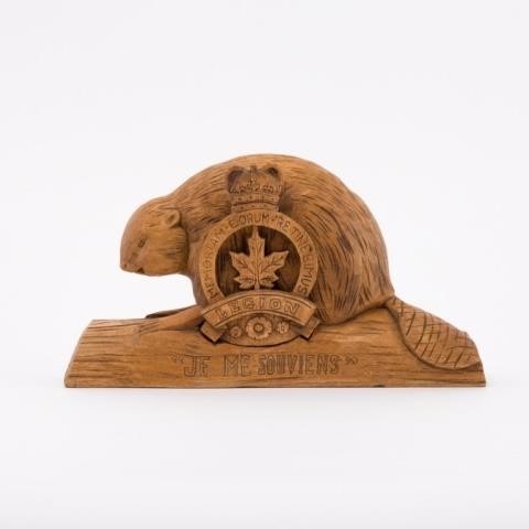 CARVED BEAVER BY BENOIT