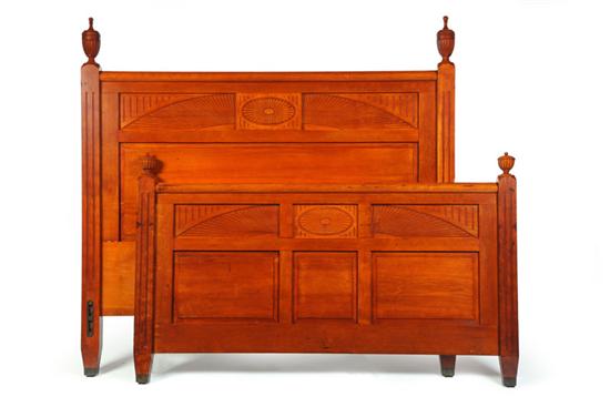 CARVED BED.  American  late