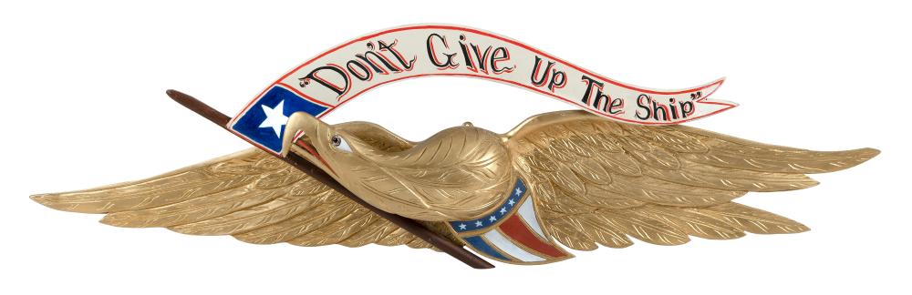 CARVED BELLAMY-STYLE EAGLE PLAQUE