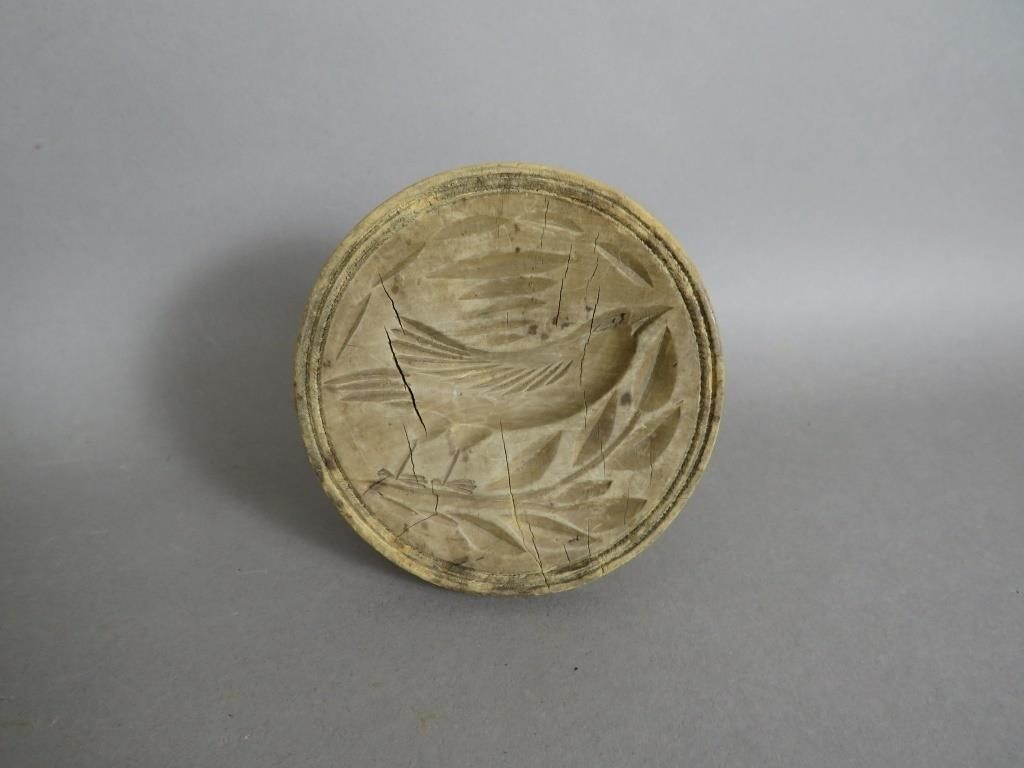 CARVED BIRD ON STEM HANDLED