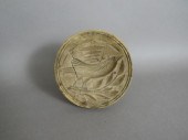 CARVED BIRD ON STEM HANDLED BU