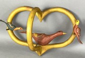 CARVED BIRDS ON HEART BY WALTE