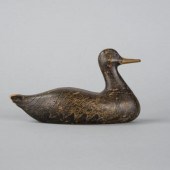 CARVED BLACK DUCKA Black Duck