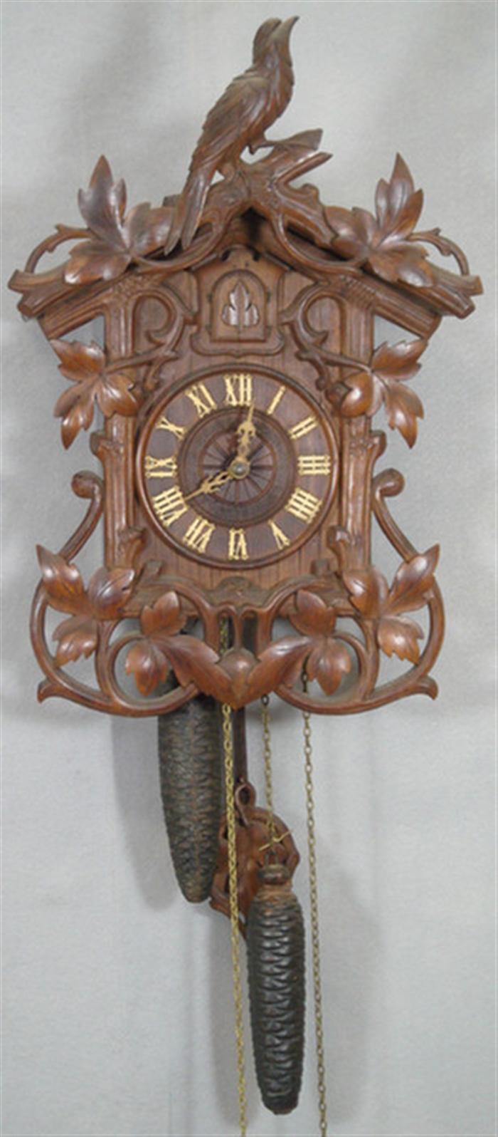 Carved Black Forest  cuckoo