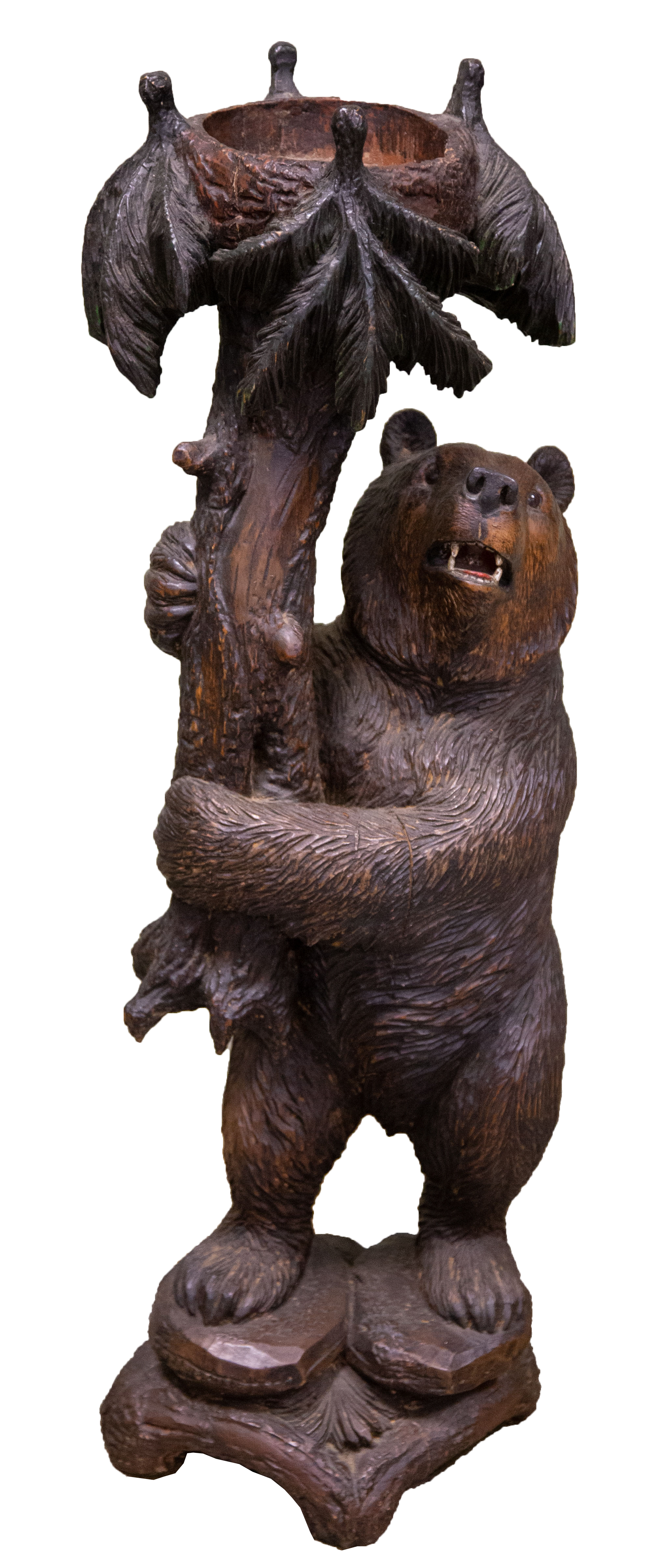CARVED BLACK FOREST STAND circa